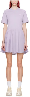 (Women) Moncler Purple Short Sleeve Logo Print Pleated Short Dress. J10938I0001989A1K61A Buy (Women) Moncler Purple Short Sleeve Logo Print Pleated Short Dress. J10938I0001989A1K61A