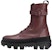 (W) Moncler 'But Merah Coklat Lace-Up Fesyen Kulit' 4F00110019A6471