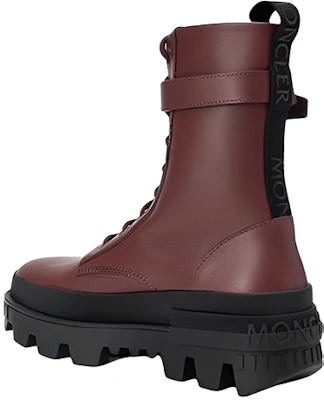 (W) Moncler Bottines Mode en Cuir Rouge Brun Lacées 4F00110019A6471 Lookbook (W) Moncler Bottines Mode en Cuir Rouge Brun Lacées 4F00110019A6471
