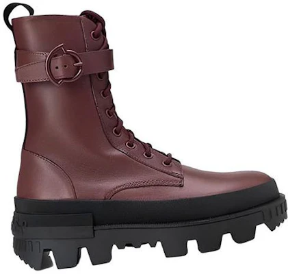 (W) Moncler Bottines Mode en Cuir Rouge Brun Lacées 4F00110019A6471 Shop (W) Moncler Bottines Mode en Cuir Rouge Brun Lacées 4F00110019A6471