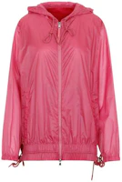 (Women) Moncler Red Solid Color Long Sleeve Hooded Jacket SS23 1A00128595YT536 (Women) Moncler Red Solid Color Long Sleeve Hooded Jacket SS23 1A00128595YT536