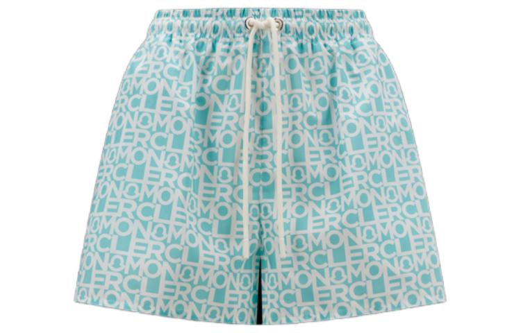 Order (W) モンクレール レトロロゴ ストレートカット カジュアルショーツ I10932B00014596S8F80