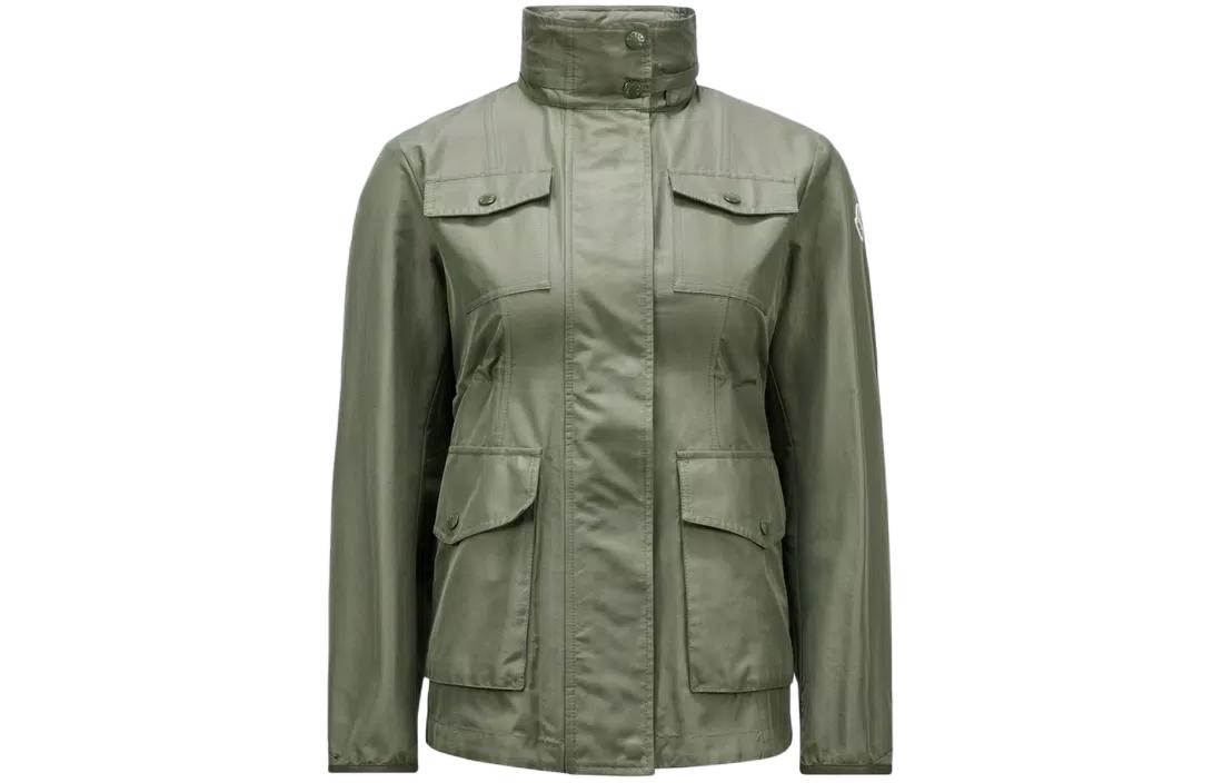 (Women) Moncler  Sage Green Slim Fit Long Sleeve Jacket J10931B00003597I9889