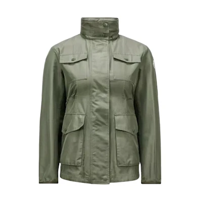 (Women) Moncler Sage Green Slim Fit Long Sleeve Jacket J10931B00003597I9889