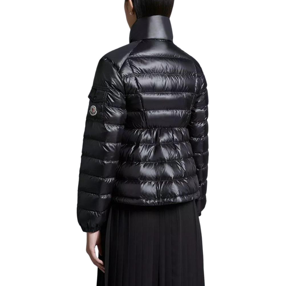 (Women) Moncler  Shiny Puffer Jacket Black - Long Sleeve & High Collar J10931A00006595ZZ999 圖 5