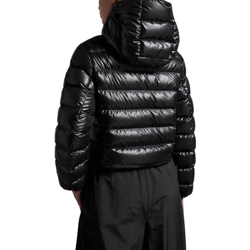 (Women) Moncler  Shiny Puffer Jacket Black with Zipper and Hood. I10931A00023595OK999 圖 4