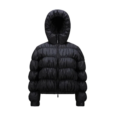 (Women) Moncler Short Hooded Down Jacket Black J20931A000255973I999
