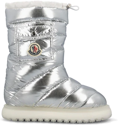 (W) Moncler 'Sepatu Boot Salju Pendek Sequin Silver Hak Datar Ujung Bulat' 4H00070M3668M93 Order (W) Moncler 'Sepatu Boot Salju Pendek Sequin Silver Hak Datar Ujung Bulat' 4H00070M3668M93
