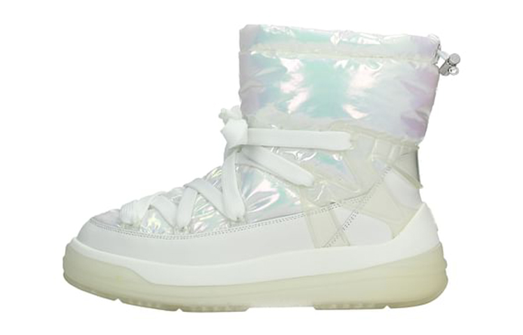 (Women) Moncler 'Simple Comfort Drawstring Casual Boot White' 4H5000002SF9070