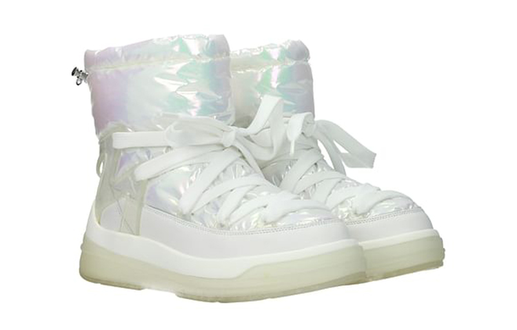 Order Moncler 簡約舒適 抽繩休閒短靴 女款 白色