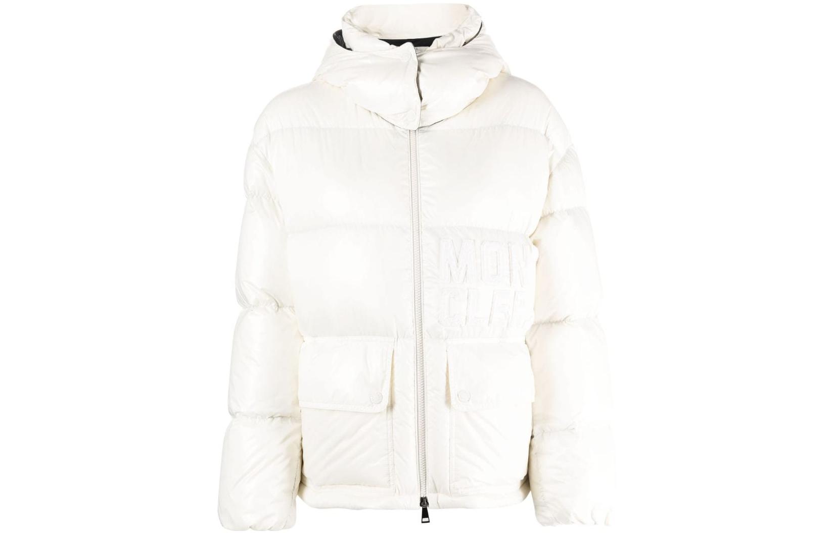 (Women) Moncler  Slim Fit Hooded Long Sleeve Down Jacket - White I20931A000395963V034 圖 2