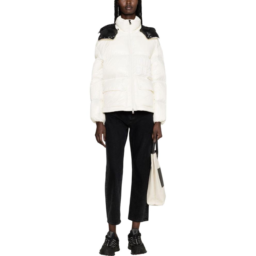(Women) Moncler  Slim Fit Hooded Long Sleeve Down Jacket - White I20931A000395963V034 圖 4
