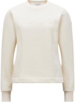 (Women) Moncler Soft Long-Sleeve Crewneck Sweatshirt Grey White. J20938G00025899RB038 (Women) Moncler Soft Long-Sleeve Crewneck Sweatshirt Grey White. J20938G00025899RB038