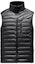 Buy (Women) Moncler Solid Black Down Vest with Stand Collar. H10931A00017595OK999
