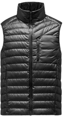 (Women) Moncler Solid Black Down Vest with Stand Collar. H10931A00017595OK999 Order (Women) Moncler Solid Black Down Vest with Stand Collar. H10931A00017595OK999