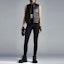 Lookbook (Women) Moncler Solid Black Down Vest with Stand Collar. H10931A00017595OK999