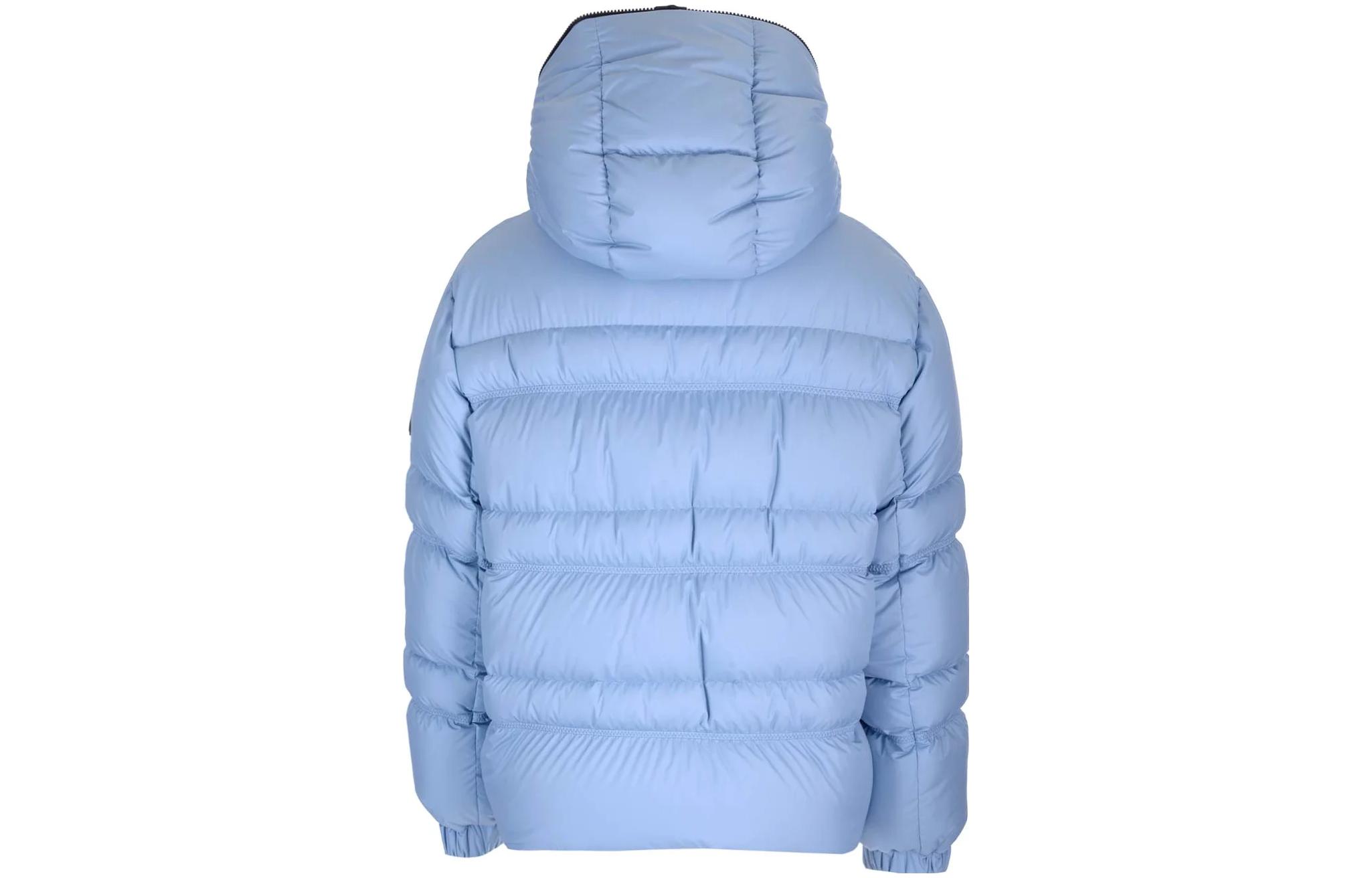 (Women) Moncler  Solid Color Down Jacket with Zipper - Blue 1A00024596IU715 圖 3