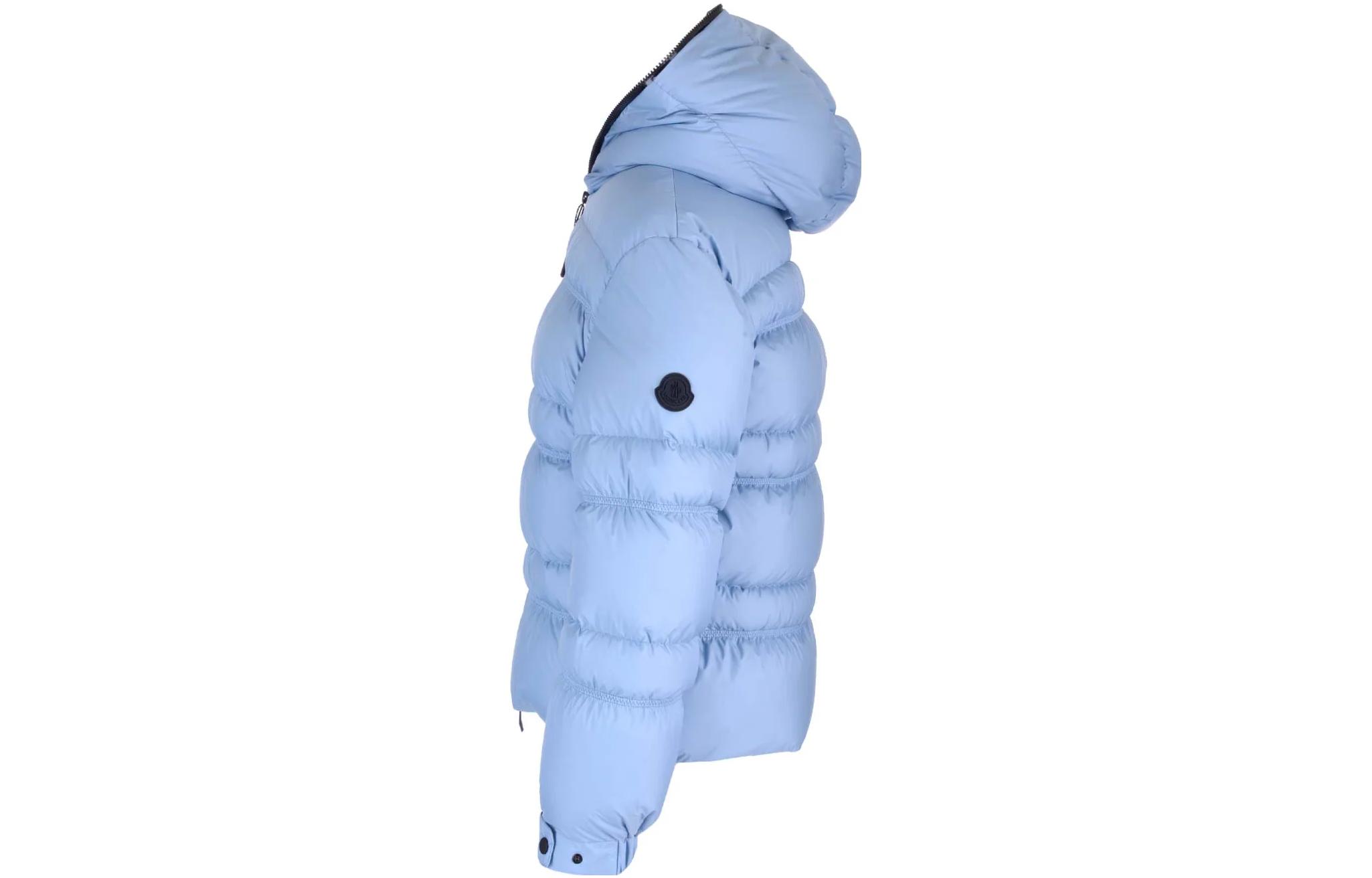 (Women) Moncler  Solid Color Down Jacket with Zipper - Blue 1A00024596IU715 圖 4