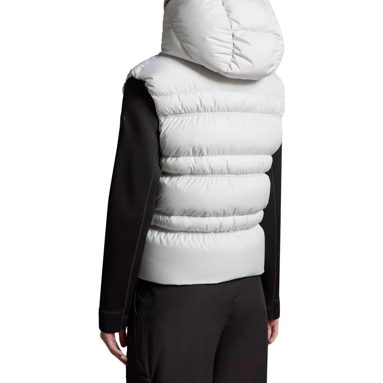 Shop (W) Moncler Rompi Kasual Berkerudung Warna Putih Solid I20931A00025596IU90D