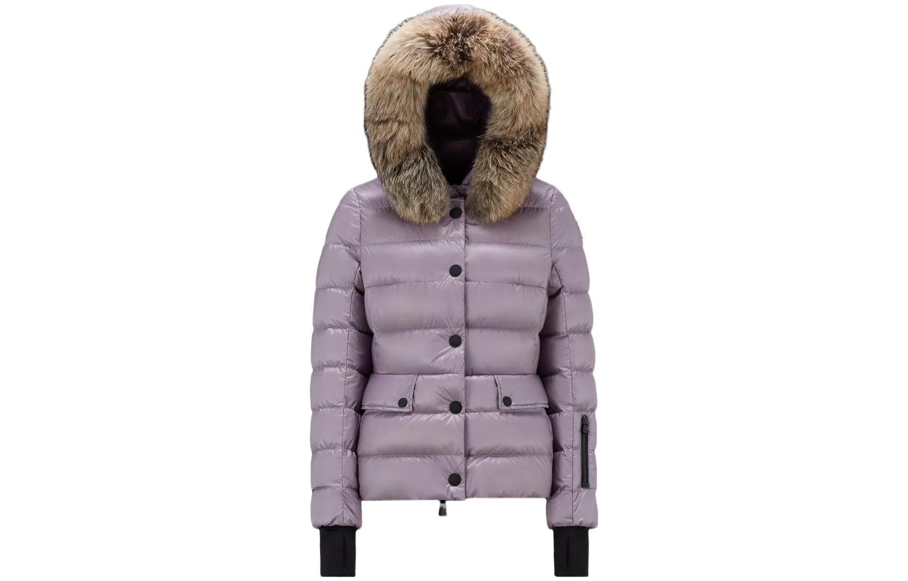(Women) Moncler  Solid Color Hooded Long Sleeve Down Jacket. I20981A000575307164I