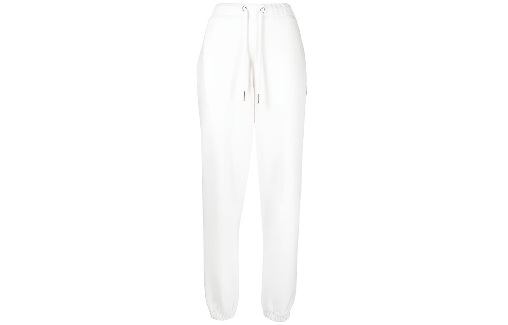 (Women) Moncler  Solid Color Logo Patch Jogger Knit Sweatpants. I10938H00002899WC033