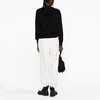 (Women) Moncler Solid Color Logo Patch Jogger Knit Sweatpants. I10938H00002899WC033 Shop (Women) Moncler Solid Color Logo Patch Jogger Knit Sweatpants. I10938H00002899WC033