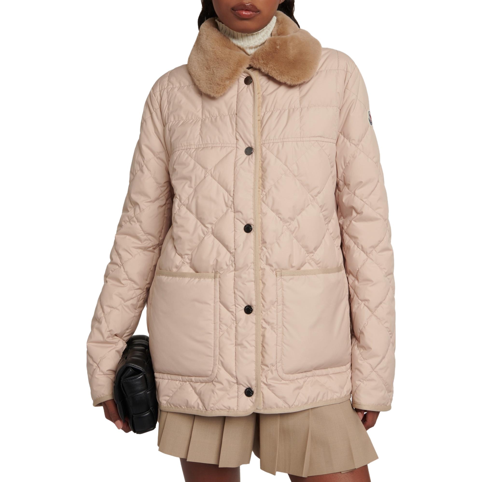 (Women) Moncler  Solid Color Long Sleeve Down Jacket with Single Button Front. I20931A0007154A81222 圖 5