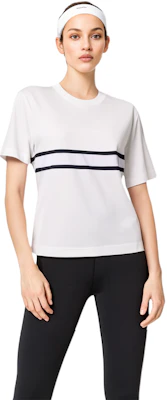 (W) モンクレール SS23 ロゴストライププリント クルーネックTシャツ ホワイト I10938C00027829HP033 Lookbook (W) モンクレール SS23 ロゴストライププリント クルーネックTシャツ ホワイト I10938C00027829HP033