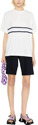 (W) モンクレール SS23 ロゴストライププリント クルーネックTシャツ ホワイト I10938C00027829HP033 Shop (W) モンクレール SS23 ロゴストライププリント クルーネックTシャツ ホワイト I10938C00027829HP033