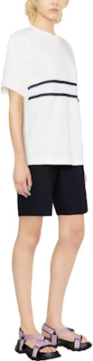 (W) モンクレール SS23 ロゴストライププリント クルーネックTシャツ ホワイト I10938C00027829HP033 Details for (W) モンクレール SS23 ロゴストライププリント クルーネックTシャツ ホワイト I10938C00027829HP033