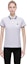 Details for (Women) Moncler Striped Logo Patch Embroidered Short Sleeve Polo Shirt Optical White J10938A0000984720001