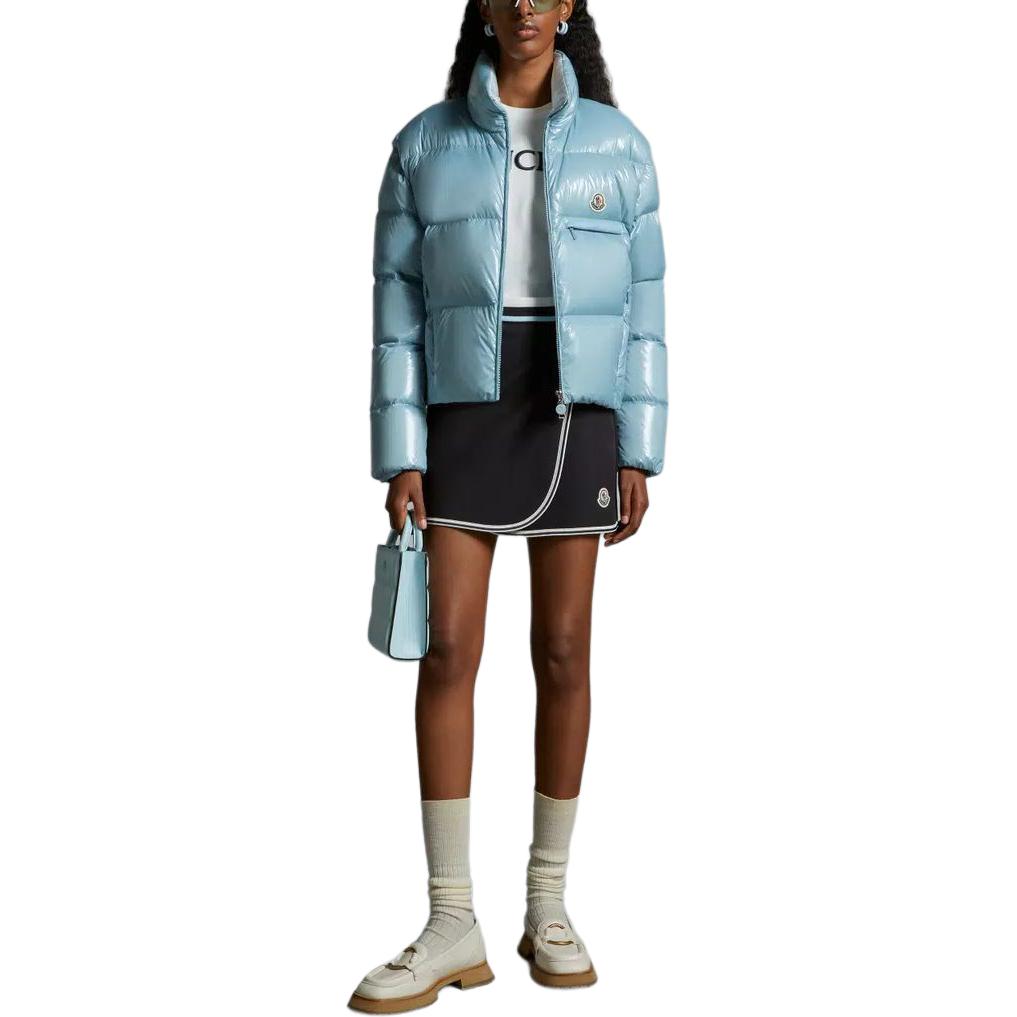 Lookbook (Women) Moncler  Striped Zipper Short Skirt Midnight Blue Casual Style J10938H0000284720778