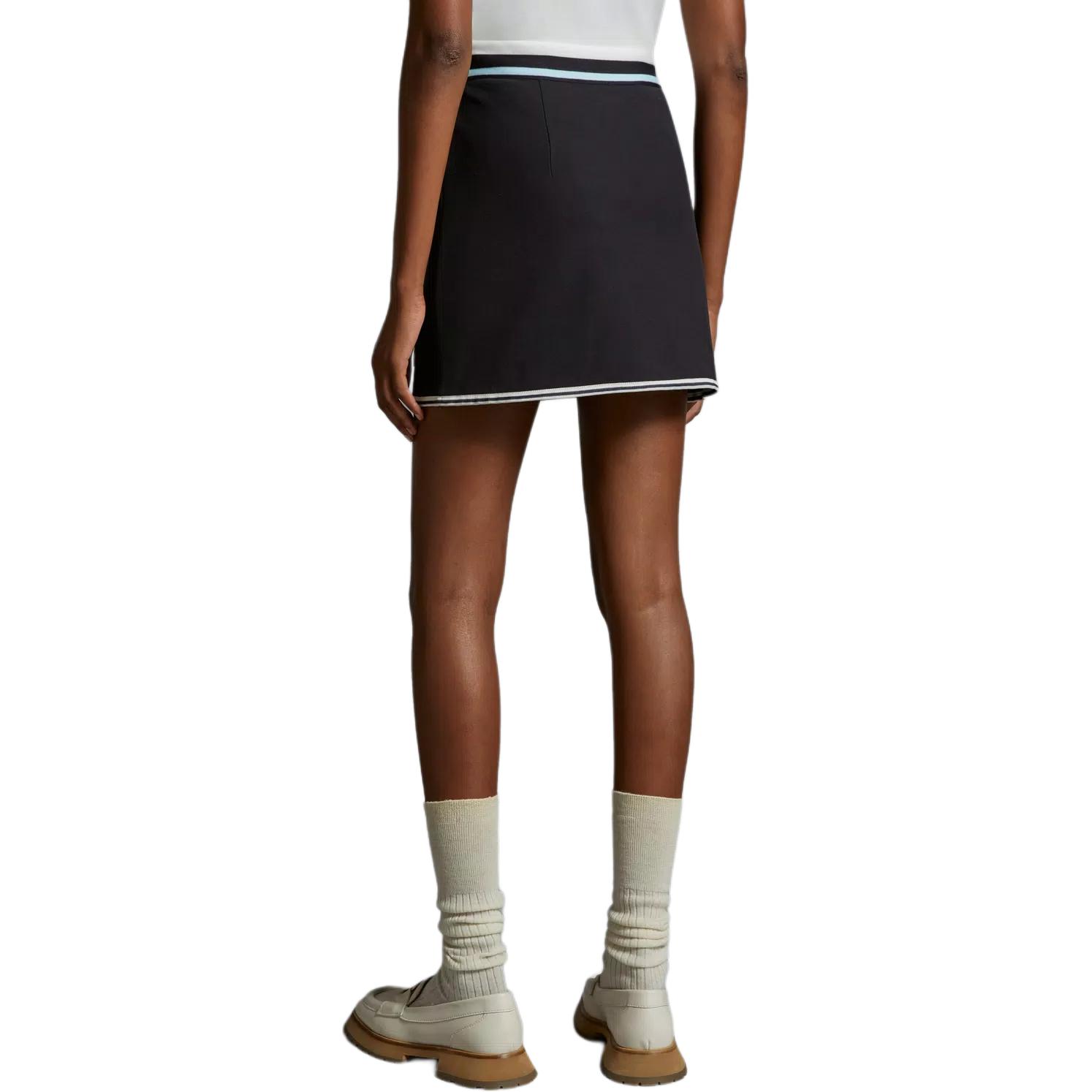 Purchase (Women) Moncler  Striped Zipper Short Skirt Midnight Blue Casual Style J10938H0000284720778