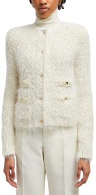 (W) 몽클레어 화이트 버튼업 크루넥 니트 스웨터 긴소매 가디건. J20939B00007M4392034 Lookbook (W) 몽클레어 화이트 버튼업 크루넥 니트 스웨터 긴소매 가디건. J20939B00007M4392034