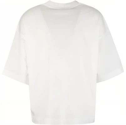 (W) Moncler 白色棉質T恤 彩色Logo印花 休閒設計 I10938C00026899SP033 Lookbook (W) Moncler 白色棉質T恤 彩色Logo印花 休閒設計 I10938C00026899SP033