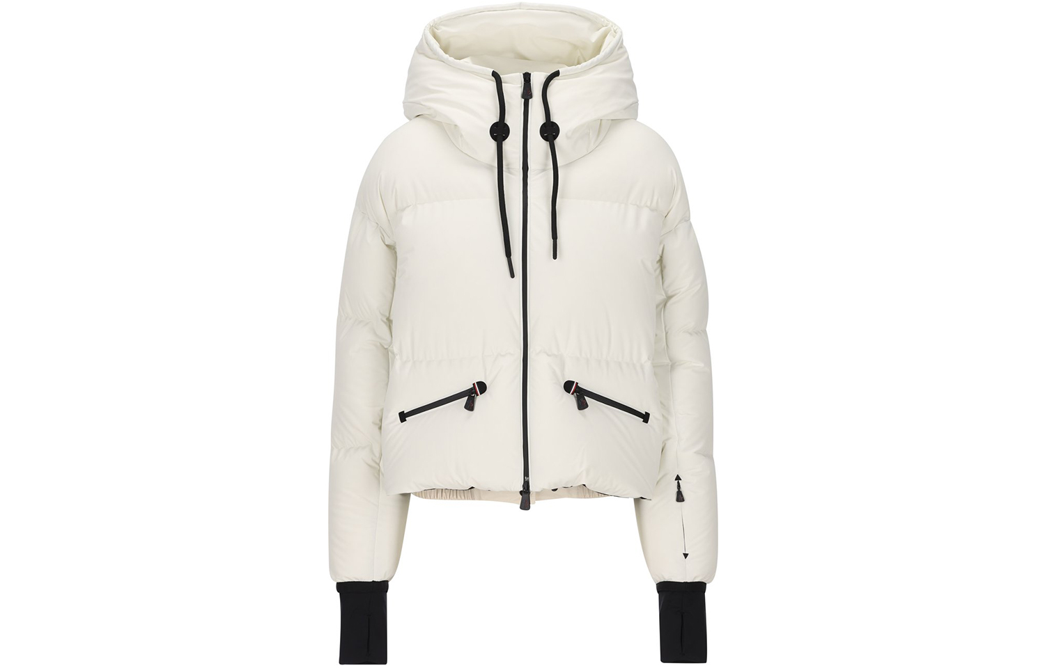 (Women) Moncler  White Hooded Long Sleeve Down Jacket Casual Style. 1A000495399D-034 圖 2