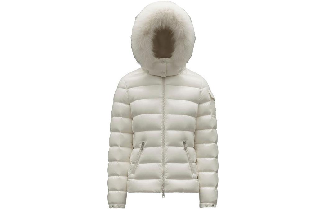 (Women) Moncler  White Hooded Long Sleeve Puffer Jacket I20931A001455963V034