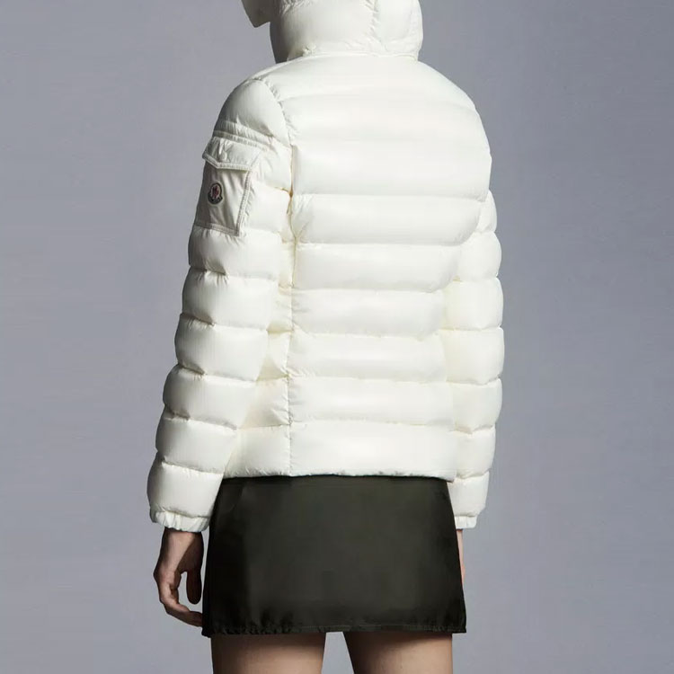 (Women) Moncler  White Hooded Long Sleeve Puffer Jacket I20931A001455963V034 圖 5