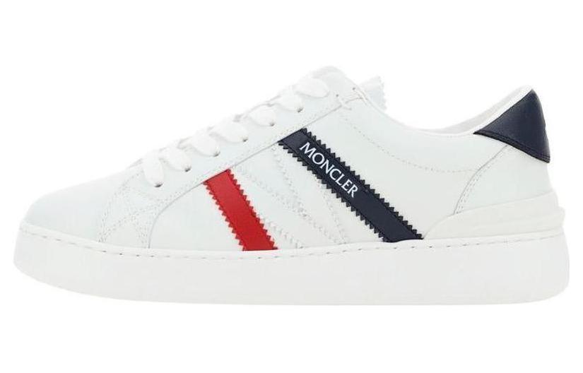 (Women) Moncler 'White Leather Comfort Casual Low Top' 4M00220M3126P07