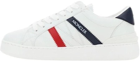 (Women) Moncler 'White Leather Comfort Casual Low Top' 4M00220M3126P07 (Women) Moncler 'White Leather Comfort Casual Low Top' 4M00220M3126P07