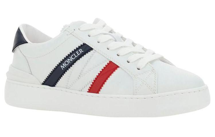 Order (W) Moncler Sepatu Kasual Low Top Kulit Putih Nyaman 4M00220M3126P07