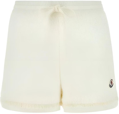 (Women) Moncler White Logo Print Drawstring Casual Shorts. 2B00007597NZ034 Buy (Women) Moncler White Logo Print Drawstring Casual Shorts. 2B00007597NZ034