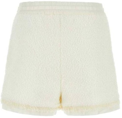 (Women) Moncler White Logo Print Drawstring Casual Shorts. 2B00007597NZ034 Lookbook (Women) Moncler White Logo Print Drawstring Casual Shorts. 2B00007597NZ034