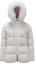 Order (Women) Moncler White Long Down Jacket with Hood. I20931A0009254A81034
