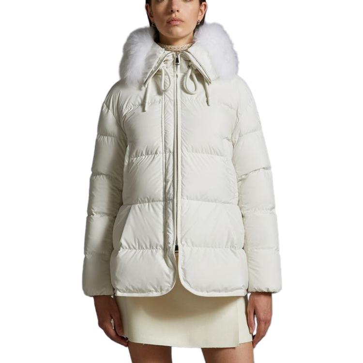 (Women) Moncler  White Long Down Jacket with Hood. I20931A0009254A81034 圖 3