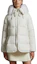 Lookbook (Women) Moncler White Long Down Jacket with Hood. I20931A0009254A81034