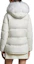 Shop (Women) Moncler White Long Down Jacket with Hood. I20931A0009254A81034
