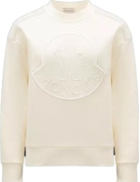 (Women) Moncler White Mock Neck Slim Fit Long Sleeve Sweatshirt. I20938G00042899U5034 (Women) Moncler White Mock Neck Slim Fit Long Sleeve Sweatshirt. I20938G00042899U5034