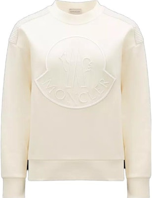 (W) Moncler Putih Mock Neck Slim Fit Sweatshirt Lengan Panjang. I20938G00042899U5034 Order (W) Moncler Putih Mock Neck Slim Fit Sweatshirt Lengan Panjang. I20938G00042899U5034