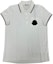 Order (W) Moncler 白色短袖POLO衫 徽標貼布/按鈕細節 20938351600V8042034
